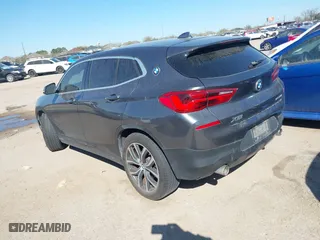 2018 BMW X2 sDrive28i with VIN WBXYJ3C3XJEJ82269, listed as a IAAI auction lot 41754391 with 106,007 mi miles. Bid and sale history available at carsss.com. Image 3.