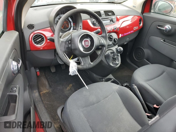 2012 FIAT 500 Pop z VIN 3C3CFFAR1CT102446, wystawiony jako Copart lot #53923165 z przebiegiem 145 436 mil mil oraz Szkody całkowita. Historia ofert i sprzedaży dostępna na DreamBid. Obrazek 8.