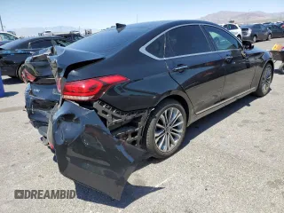 2017 Genesis G80 3.8L z VIN KMHGN4JE5HU166824, wystawiony jako Copart lot #57566075 z przebiegiem 70 248 mil mil oraz Czysty tytuł • Clean title. Historia ofert i sprzedaży dostępna na DreamBid. Obrazek 3.