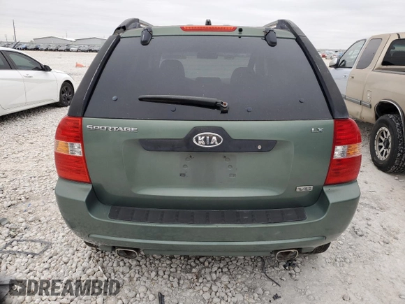 2005 Kia Sportage LX with VIN KNDJE723557062868, listed as a Copart auction lot 41758315 with 184,368 mi miles and Clean Title. Bid and sale history available at carsss.com. Image 6.