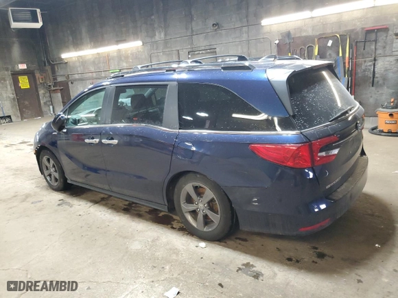 2021 Honda Odyssey EX with VIN 5FNRL6H5XMB010799, listed as a Copart auction lot 42384145 with 73,431 mi miles and Salvage Title. Bid and sale history available at carsss.com. Image 2.