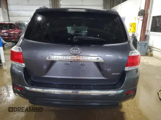 2012 Toyota Highlander Limited with VIN 5TDDK3EH6CS151700, listed as a Copart auction lot 62163965 with 248,662 mi miles and Salvage title. Bid and sale history available at DreamBid. Image 6.