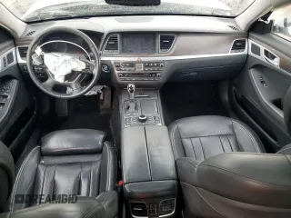 2015 Hyundai Genesis 3.8L z VIN KMHGN4JE3FU029278, wystawiony jako Copart lot #55953995 z przebiegiem 119 763 mil mil oraz Szkoda całkowita • Salvage title. Historia ofert i sprzedaży dostępna na DreamBid. Obrazek 8.