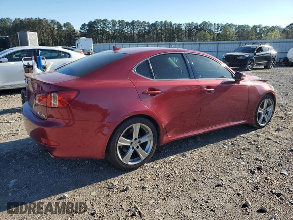 2011 Lexus IS 250 with VIN JTHBF5C20B5137428, listed as a Copart auction lot 50063875 with 193,685 mi miles and Salvage Title. Bid and sale history available at carsss.com. Image 3.