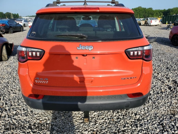 2018 Jeep Compass Sport с VIN 3C4NJDAB7JT441347, выставлен на аукционе Copart как лот 64391845 с пробегом 118 739 миль миль и Списание • Salvage title. История ставок и продаж доступна на DreamBid. Изображение 6.