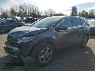 2018 Honda CR-V EX with VIN 2HKRW2H50JH691990, listed as a Copart auction lot 50433225 with 134,793 mi miles and Salvage Title. Bid and sale history available at DreamBid. Image 1.