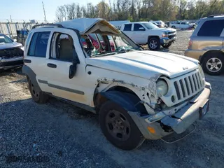 2005 Jeep Liberty Sport with VIN 1J4GK48KX5W679070, listed as a IAAI auction lot 41807899 with 157,726 mi miles. Bid and sale history available at carsss.com. Image 1.