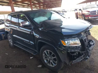 2016 Jeep Grand Cherokee Limited with VIN 1C4RJEBG8GC500587, listed as a IAAI auction lot 42596748 with 63,674 mi miles and . Bid and sale history available at DreamBid. Image 1.