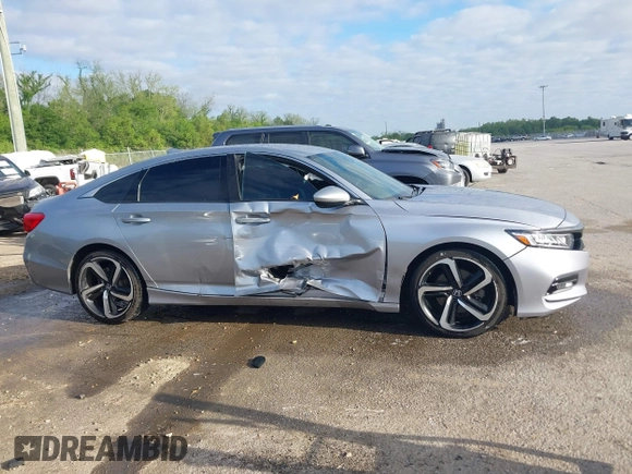 2019 Honda Accord Sport with VIN 1HGCV1F3XKA043815, listed as a IAAI auction lot 41997607 with 91,001 mi miles and . Bid and sale history available at DreamBid. Image 13.