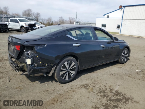 2022 Nissan Altima 2.5 SV with VIN 1N4BL4DV6NN399056, listed as a Copart auction lot 49511615 with 21,413 mi miles and Salvage Title. Bid and sale history available at carsss.com. Image 3.