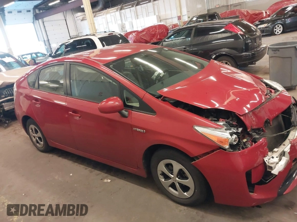 2015 Toyota Prius Four with VIN JTDKN3DUXF0466312, listed as a IAAI auction lot 41556508 with 54,911 mi miles. Bid and sale history available at carsss.com. Image 14.