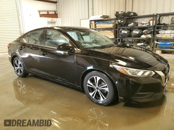 2021 Nissan Sentra SV with VIN 3N1AB8CV9MY322218, listed as a Copart auction lot 61797935 with 51,280 mi miles and Clean title. Bid and sale history available at DreamBid. Image 4.
