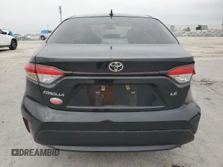 2022 Toyota Corolla LE with VIN JTDEPMAE1NJ209512, listed as a Copart auction lot 49896135 with 45,924 mi miles and Non Repairable. Bid and sale history available at carsss.com. Image 6.