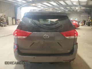2011 Toyota Sienna XLE with VIN 5TDDK3DC7BS022224, listed as a Copart auction lot 53647105 with 168,291 mi miles and Salvage Title. Bid and sale history available at carsss.com. Image 6.