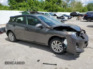 2013 Mazda 3 i Grand Touring with VIN JM1BL1M71D1806779, listed as a Copart auction lot 58071825 with 126,838 mi miles and Salvage title. Bid and sale history available at DreamBid. Image 4.