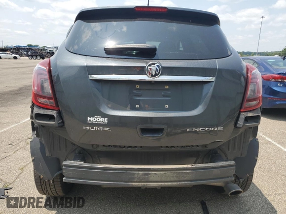 2017 Buick Encore Preferred z VIN KL4CJASBXHB058478, wystawiony jako Copart lot #60309155 z przebiegiem 74 011 mil mil oraz Szkoda całkowita • Salvage title. Historia ofert i sprzedaży dostępna na DreamBid. Obrazek 6.