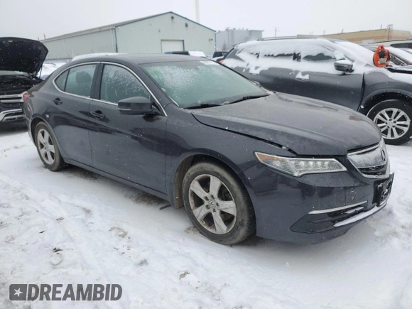 2015 Acura TLX with VIN 19UUB1F37FA800401, listed as a Copart auction lot 82857114 with 120,370 mi miles and Clean Title. Bid and sale history available at carsss.com. Image 4.