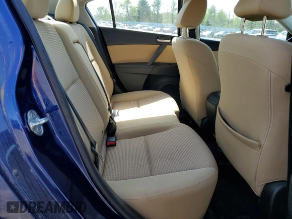 2012 Mazda 3 i Touring with VIN JM1BL1V83C1651660, listed as a Copart auction lot 55129155 with 112,782 mi miles and Salvage Title. Bid and sale history available at DreamBid. Image 10.