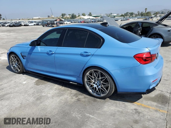 2018 BMW M3 with VIN WBS8M9C53J5K98446, listed as a Copart auction lot 70211713 with 44,999 mi miles. Bid and sale history available at carsss.com. Image 2.