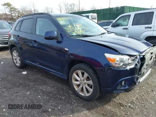 2012 Mitsubishi Outlander Sport SE with VIN JA4AR4AU9CZ003797, listed as a IAAI auction lot 41492371 with 45,225 mi miles. Bid and sale history available at carsss.com. Image 1.