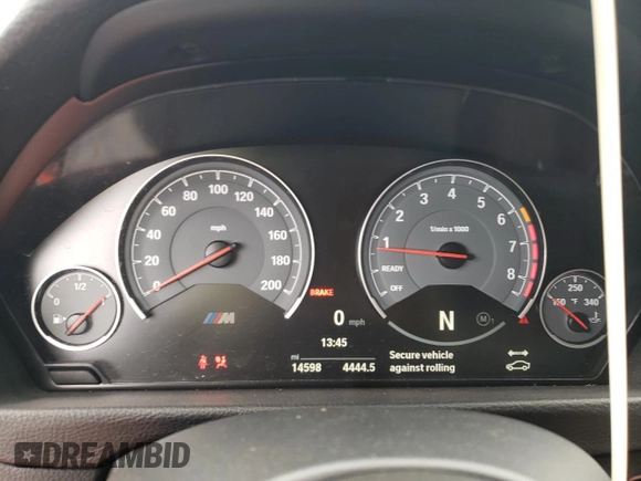 2018 BMW M4 with VIN WBS4Y9C53JAC86052, listed as a Copart auction lot 37065443 with 14,598 mi miles. Bid and sale history available at carsss.com. Image 9.