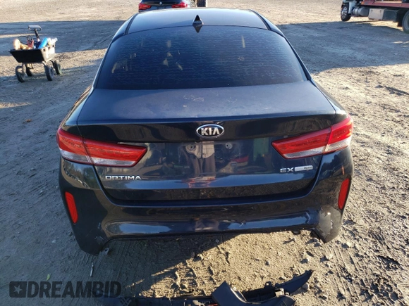 2017 Kia Optima EX with VIN KNAGU4LE9H5011852, listed as a Copart auction lot 84852844 with 144,413 mi miles and Salvage title. Bid and sale history available at DreamBid. Image 6.