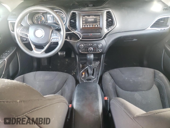 2020 Jeep Cherokee Latitude with VIN 1C4PJLCB7LD610291, listed as a Copart auction lot 45056635 with 108,273 mi miles and Salvage Title. Bid and sale history available at DreamBid. Image 8.