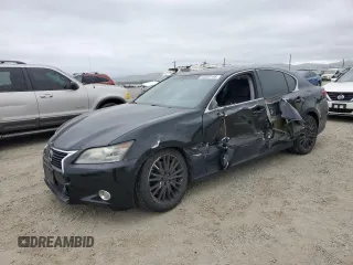 2013 Lexus GS with VIN JTHBE1BL5D5000848, listed as a Copart auction lot 54452145 with 124,299 mi miles and Salvage Title. Bid and sale history available at carsss.com. Image 1.