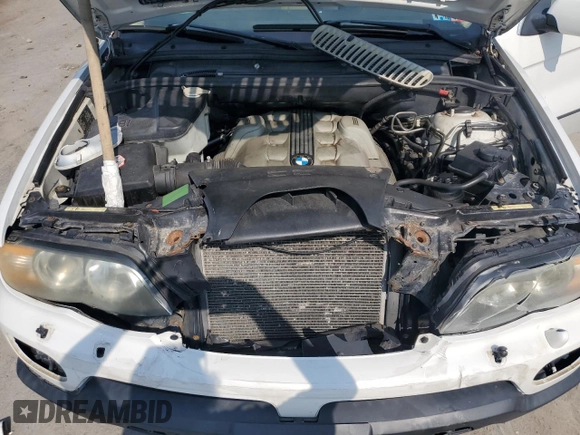 2005 BMW X5 4.4i with VIN 5UXFB53585LV19567, listed as a Copart auction lot 65774034 with 265,529 mi miles and Salvage Title. Bid and sale history available at carsss.com. Image 13.