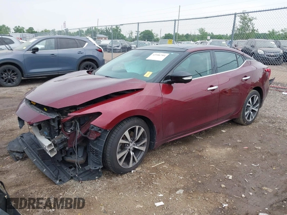 2016 Nissan Maxima SL with VIN 1N4AA6AP9GC401643, listed as a IAAI auction lot 42506704 with 103,197 mi miles and . Bid and sale history available at DreamBid. Image 2.
