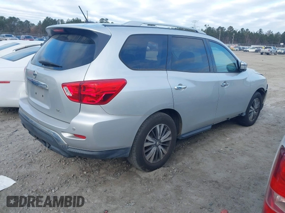 2018 Nissan Pathfinder S with VIN 5N1DR2MN5JC605426, listed as a IAAI auction lot 41142276 with 138,100 mi miles and . Bid and sale history available at DreamBid. Image 4.