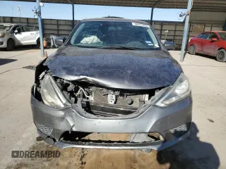 2017 Nissan Sentra SV with VIN 3N1AB7AP3HL654723, listed as a Copart auction lot 48437835 with 117,270 mi miles and Salvage Title. Bid and sale history available at carsss.com. Image 5.