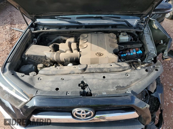 2017 Toyota 4Runner SR5 with VIN JTEBU5JR5H5480652, listed as a Copart auction lot 59444975 with 134,837 mi miles and Salvage title. Bid and sale history available at DreamBid. Image 12.