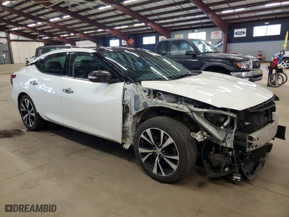 2018 Nissan Maxima SL with VIN 1N4AA6AP9JC365797, listed as a Copart auction lot 49688455 with 223,500 mi miles and Salvage Title. Bid and sale history available at carsss.com. Image 4.