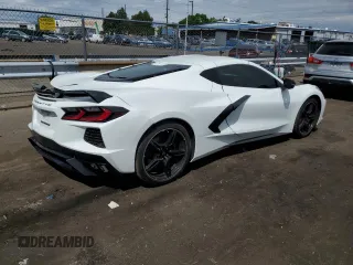 2023 Chevrolet Corvette 2LT with VIN 1G1YB2D40P5101955, listed as a Copart auction lot 68144174 with Not provided miles and Salvage title. Bid and sale history available at DreamBid. Image 3.
