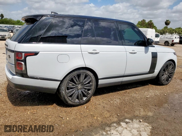 2022 Land Rover Range Rover Westminster z VIN SALGS2RU2NA470745, wystawiony jako Copart lot #61666765 z przebiegiem 74 607 mil mil oraz Czysty tytuł • Clean title. Historia ofert i sprzedaży dostępna na DreamBid. Obrazek 3.