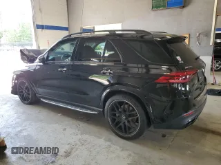2024 Mercedes-Benz GLE 53 AMG with VIN 4JGFB6BBXRB100660, listed as a Copart auction lot 56039565 with 26,034 mi miles and Salvage title. Bid and sale history available at DreamBid. Image 2.