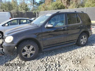 2005 Mercedes-Benz M-Class 3.7L with VIN 4JGAB57EX5A531426, listed as a Copart auction lot 76278424 with 282,470 mi miles and Salvage Title. Bid and sale history available at carsss.com. Image 1.