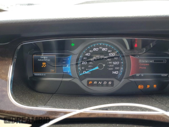 2017 Ford Taurus Limited with VIN 1FAHP2F82HG104019, listed as a Copart auction lot 57101685 with 160,958 mi miles and Salvage title. Bid and sale history available at DreamBid. Image 9.