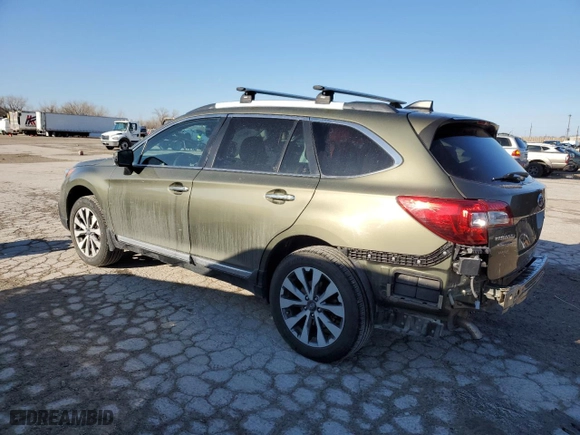2017 Subaru Outback Touring with VIN 4S4BSATC5H3367447, listed as a Copart auction lot 49508725 with 80,477 mi miles and Salvage Title. Bid and sale history available at carsss.com. Image 2.