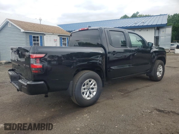 2024 Nissan Frontier SV with VIN 1N6ED1EK7RN614857, listed as a Copart auction lot 59234425 with 23,188 mi miles and Salvage title. Bid and sale history available at DreamBid. Image 3.