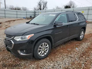 2019 Chevrolet Traverse LT Leather with VIN 1GNERHKW4KJ321281, listed as a Copart auction lot 44046445 with 71,809 mi miles and Salvage Title. Bid and sale history available at carsss.com. Image 1.