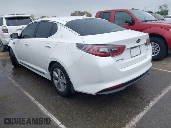 2016 Kia Optima Hybrid with VIN KNAGM4AD9G5092084, listed as a IAAI auction lot 41879089 with 141,927 mi miles. Bid and sale history available at carsss.com. Image 3.