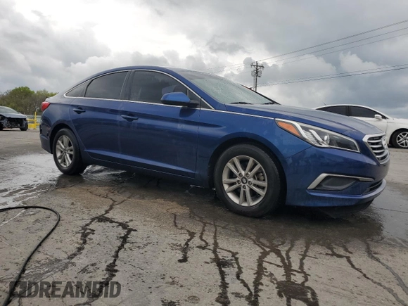 2016 Hyundai Sonata 2.4L with VIN 5NPE24AF4GH339559, listed as a Copart auction lot 52952445 with 135,261 mi miles and Salvage Title. Bid and sale history available at carsss.com. Image 4.