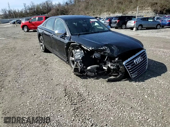 2014 Audi S8 with VIN WAUD2AFD3EN004210, listed as a Copart auction lot 50205735 with 31,952 mi miles and Salvage Title. Bid and sale history available at carsss.com. Image 13.