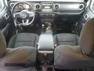 2019 Jeep Wrangler Unlimited Sahara with VIN 1C4HJXEG5KW600639, listed as a Copart auction lot 49314565 with 58,637 mi miles and Salvage title. Bid and sale history available at DreamBid. Image 8.