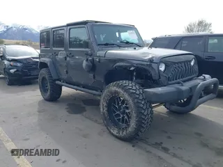 2018 Jeep Wrangler Unlimited Sport S z VIN 1C4BJWDG0JL938676, wystawiony jako IAAI lot #41939638 z przebiegiem 77 731 mil mil oraz . Historia ofert i sprzedaży dostępna na DreamBid. Obrazek 1.