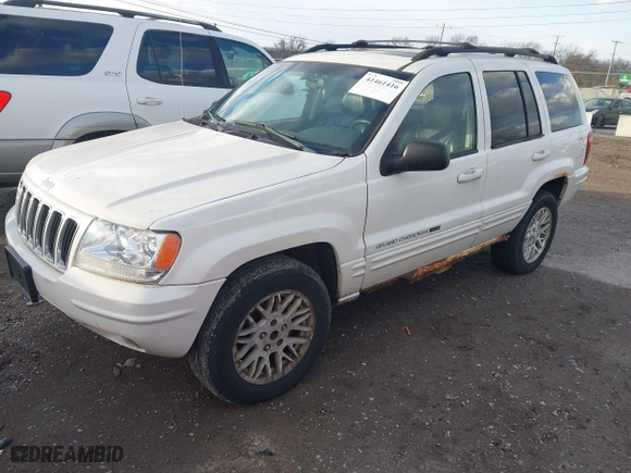 2003 Jeep Grand Cherokee Limited with VIN 1J4GW58N73C569872, listed as a IAAI auction lot 41461416 with 149,185 mi miles. Bid and sale history available at carsss.com. Image 2.