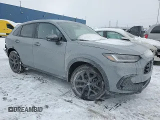 2024 Honda HR-V Sport with VIN 3CZRZ2H54RM730149, listed as a Copart auction lot 45405005 with 6,928 mi miles and Salvage Title. Bid and sale history available at carsss.com. Image 4.