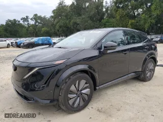 2023 Nissan ARIYA PLATINUM+ with VIN JN1DF0CD1PM702056, listed as a Copart auction lot 72822244 with 2,161 mi miles and Salvage Title. Bid and sale history available at carsss.com. Image 1.